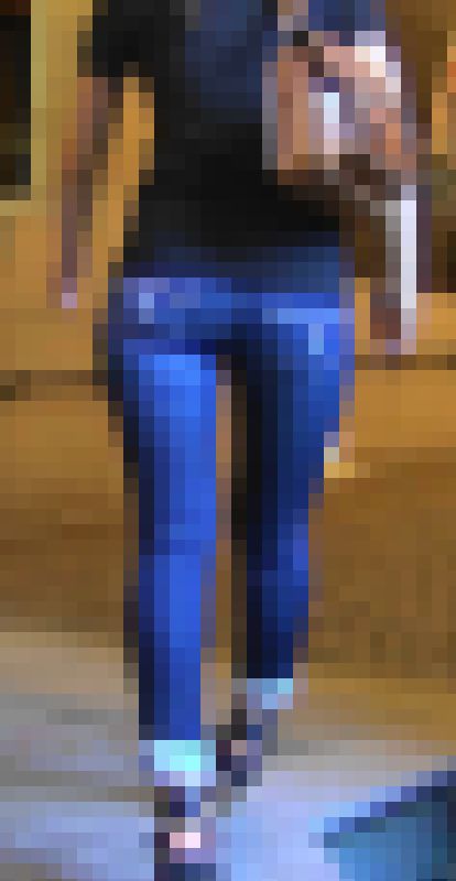 【蔵】ムチムチ デニムお姉さん