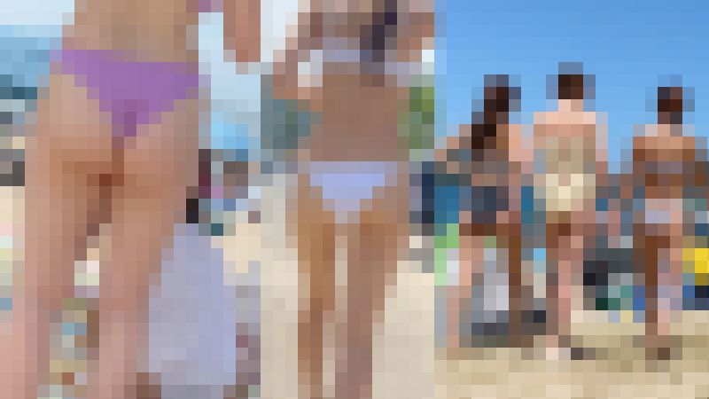 【4Ｋ60P】ぷりぷりヒップがいっぱい！！TバックVバック祭り！！！極上ビキニギャル多数！！！ビーチお散歩シリーズ☆☆☆