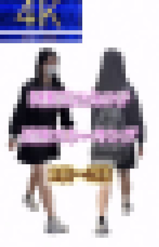 【制服女子】追跡1日?2日　白パン　うす青色