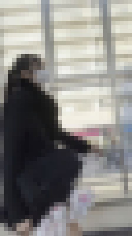 お嬢様なのにギャル風の可愛いJKの脚と横からの眺めを追跡