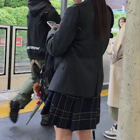 透視記録0006「純白Pとぷりぷりのお尻を透視されてしまった制服女子」(20名)