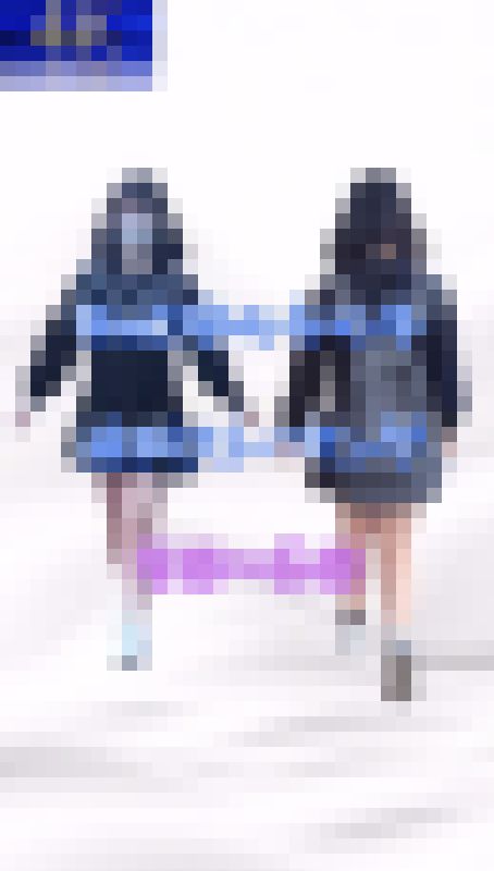 【制服女子】追跡5日〜6日　ツルツル薄ピンク透け　白パンツ何かが透けてる…　ハミ毛あり