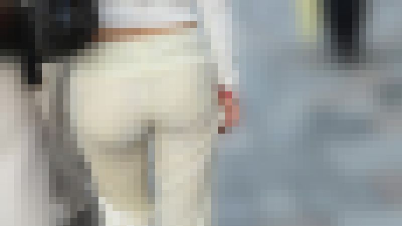 【再販】薄手のテロパンからプリプリなお尻とパンティーライン(/ω＼)