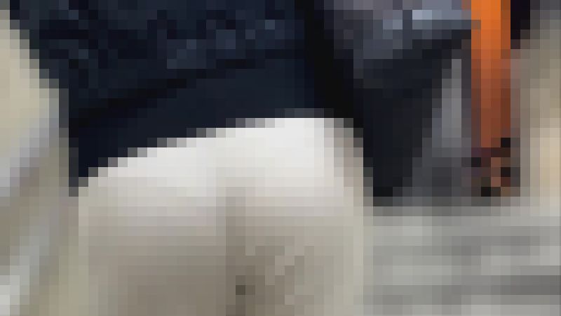 【再販】透け透けニットパンツからパンティー透け透け (/ω＼)