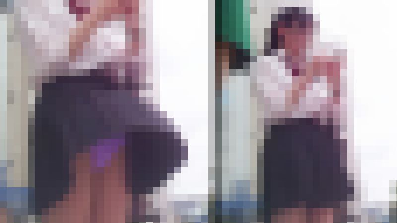 【フロント風チラ】優等生風ポニテ制服JKは履いてるPも偏差値が高かった！？