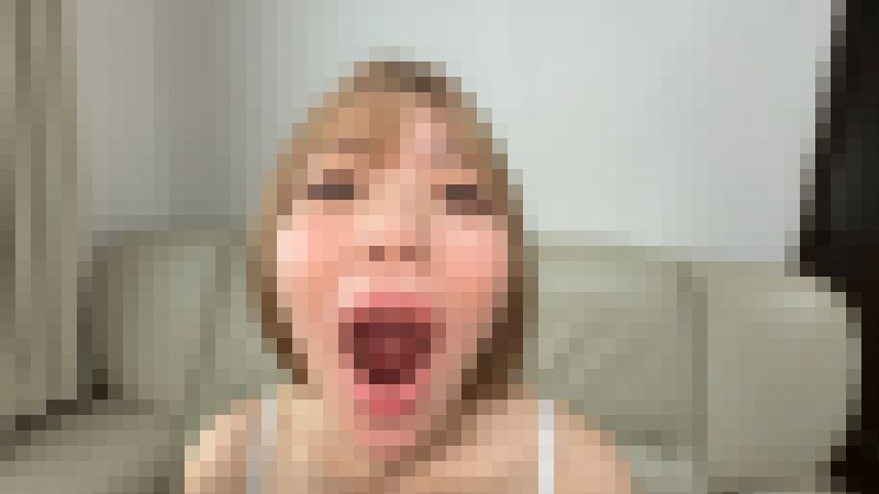 【再販】【個人撮影】朝海凪咲の初喉チンコ触り＆口内観察